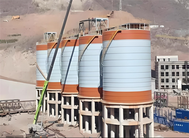 温泉高架钢板仓